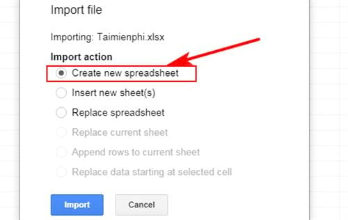 Cách copy từ Excel sang Google Sheets giữ nguyên định dạng