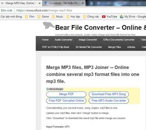Cách ghép nhạc MP3 Online trực tuyến đơn giản