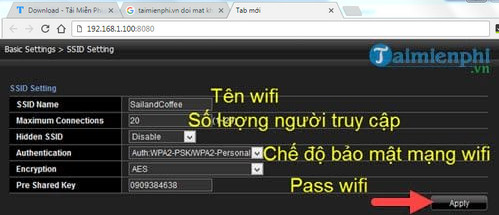 Đổi mật khẩu wifi modem GPON Viettel H640W