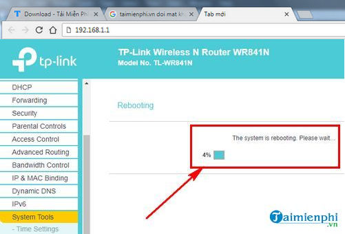 Cách đổi mật khẩu wifi TL-WR841N