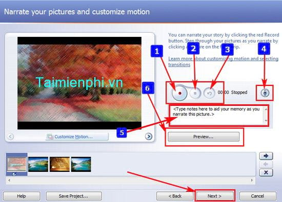 Cách sử dụng Photo Story 3 for Windows