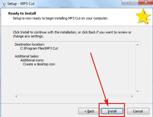 Cách cài đặt MP3 Cut, phần mềm cắt file mp3