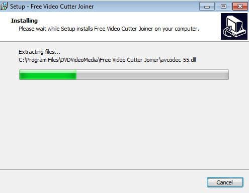 Cách cài đặt Free Video Cutter Joiner