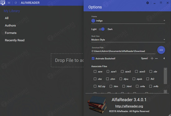 giveaway ban quyen mien phi alfareader 3