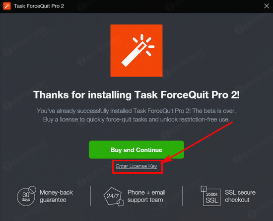 giveaway ban quyen mien phi task forcequit pro 2 3