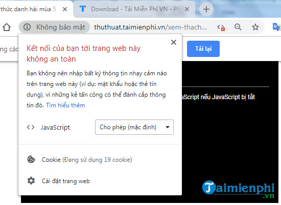 I can't watch youtube videos on chrome but I can't watch javascript 4