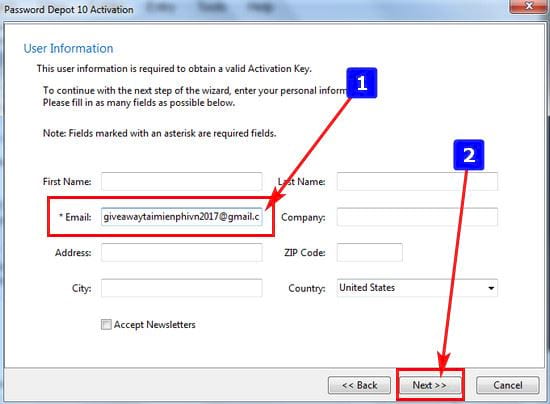 giveaway ban quyen mien phi password depot 10 5