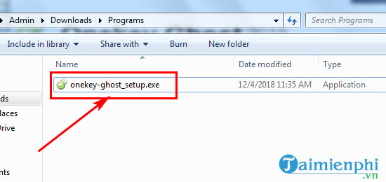 Cách tải và cài đặt Onekey Ghost trên máy tính