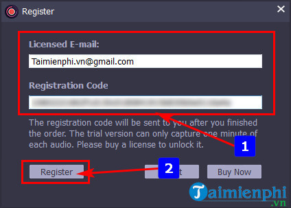 giveaway ban quyen mien phi audaudio capture 4
