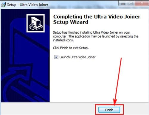 Cài đặt phần mềm Ultra Video Joiner, ghép nối video