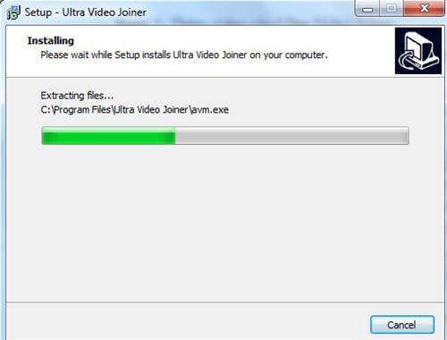 Cài đặt phần mềm Ultra Video Joiner, ghép nối video