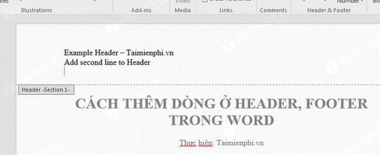 cach them dong o header footer trong word 4