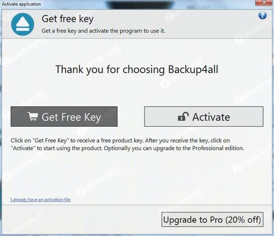 giveaway ban quyen mien phi backup4all standard 6 phan mem sau luu du lieu tu 27 4 4