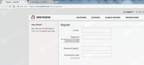 giveaway ban quyen mien phi safedns agent 3