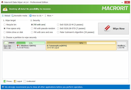 giveaway ban quyen mien phi macrorit data wiper pro 5