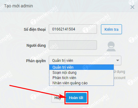 Cách thêm admin tài khoản Zalo OA Admin, Official Account
