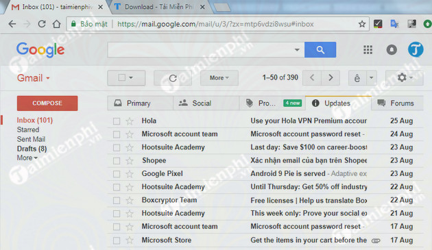 how to return to cu 5 gmail interface