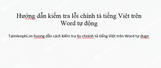 Hướng dẫn kiểm tra lỗi chính tả tiếng Việt trên Word tự động 10