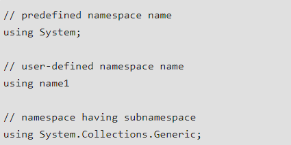 Namespace trong C# là gì?