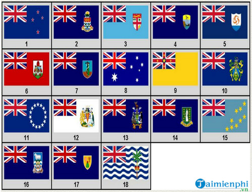Hình ảnh quốc kỳ các nước trên thế giới