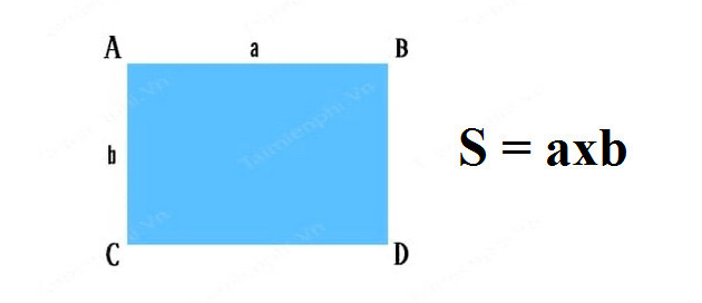 Công thức tính diện tích tứ giác