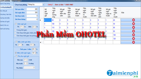 phan mem quan ly khach san OHOTEL