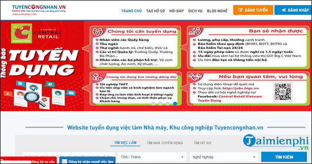 Website tuyển dụng ở Việt Nam tốt nhất, hiệu quả