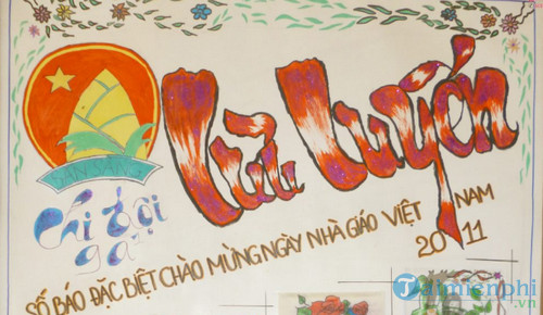 Tổng hợp mẫu báo tường đẹp nhất cho ngày Nhà giáo Việt Nam 2011  Tata  Foods