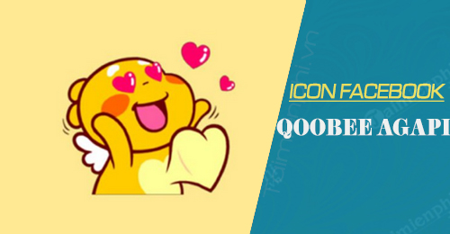 Tải icon Facebook Qoobee Agapi, chú rồng ngộ nghĩnh đáng yêu