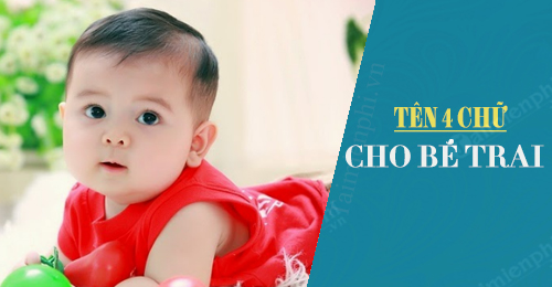 ten 4 chu cho be trai
