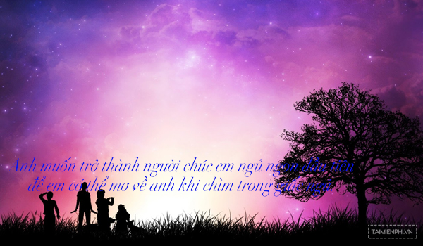 loi chuc ngu ngon cho nguoi yeu hay nhat