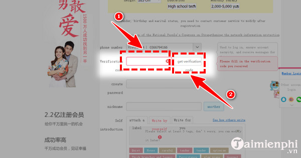 cach tao tai khoan jiayuan dang ky nick 5