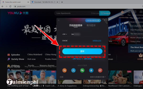 Cách tạo tài khoản Youku, đăng ký nick