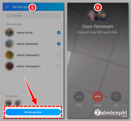 Cách gọi video nhóm Zalo trên điện thoại Android, iPhone
