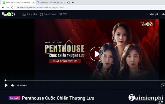 Hướng dẫn xem Penthouse Cuộc Chiến Thượng Lưu Full HD trọn bộ trên VieON