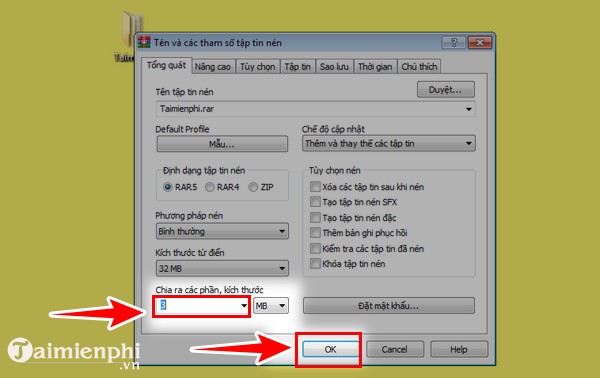Chia Nho File.pdf Cách chia nhỏ file nén bằng WinRAR Tiếng Việt nhanh chóng