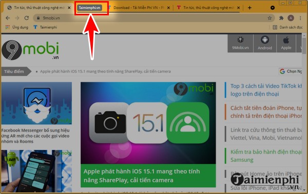 How to have multiple tabs on 1 phone compared to Chrome