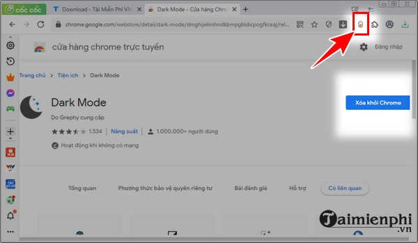 Dark mode Chrome