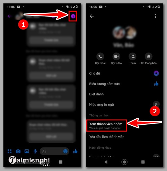 Cach xoa quan tri vien tren Messenger