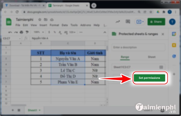 Cách Cài Đặt Quyền Chỉnh Sửa Bảng Tính Trên Google Sheets