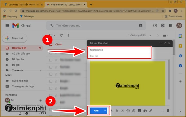 Insert image into Gmail