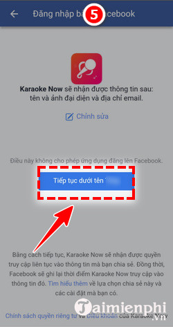 Cách liên kết tài khoản Facebook, SĐT trong Karaoke Now