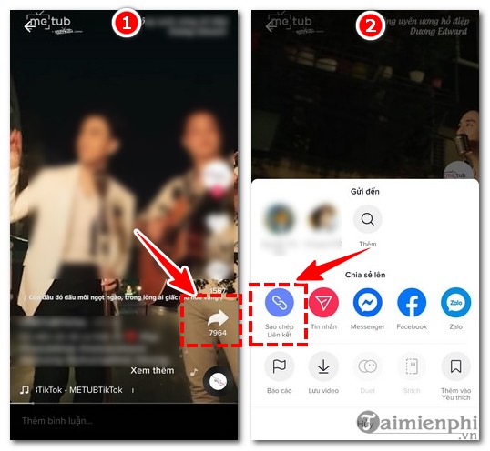 Tai video TikTok khong logo tren iPhone