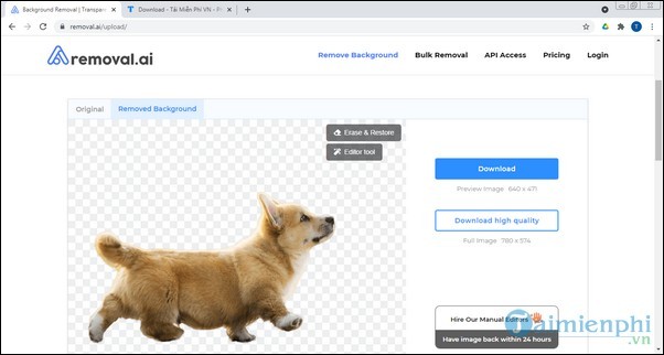 Website xóa phông online của chúng tôi sẽ giúp bạn tạo ra những kiệt tác sống động và độc đáo. Tự tin thử sức với công cụ xóa phông nhanh chóng, tiện lợi và chính xác nhất. Hơn nữa, bạn chỉ mất một chút thời gian để thực hiện điều này, giúp cuộc sống trở nên đơn giản và tiện lợi hơn bao giờ hết.