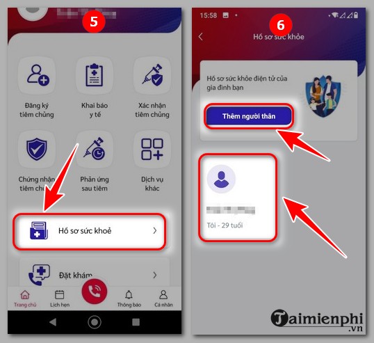 ung dung so suc khoe dien tu