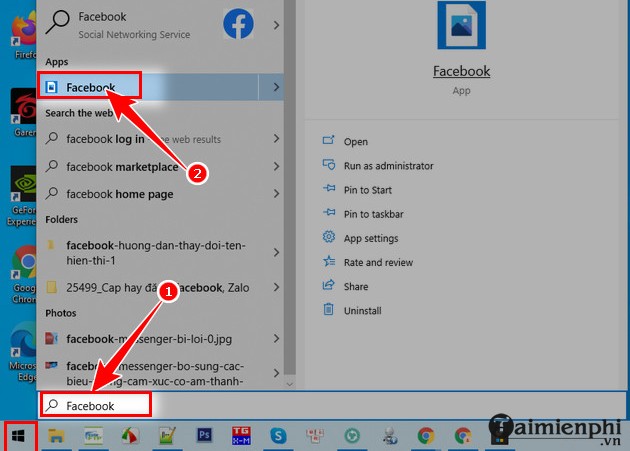 Download Facebook on Microsoft Store