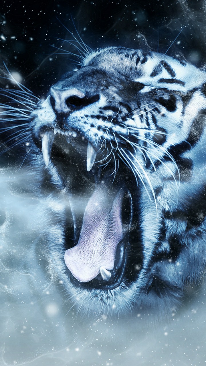 Mời tải về Hình nền con hổ cho điện thoại đẹp, ngầu, 3D