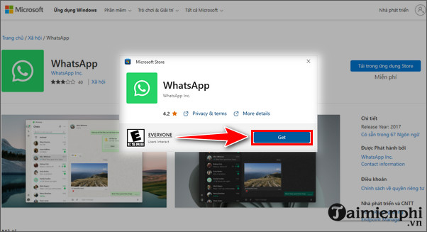 tai whatsapp business cho may tinh