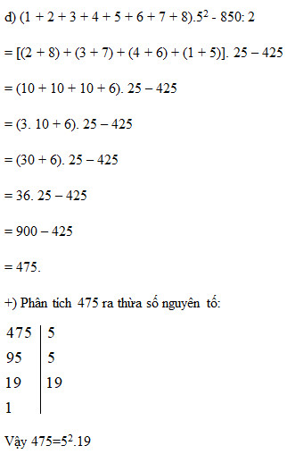 Giải toán lớp 6 trang 108 109 chương 2 sách toán 9