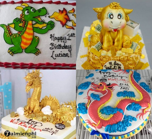 Mau banh sinh nhat cho be trai 3 tuoi